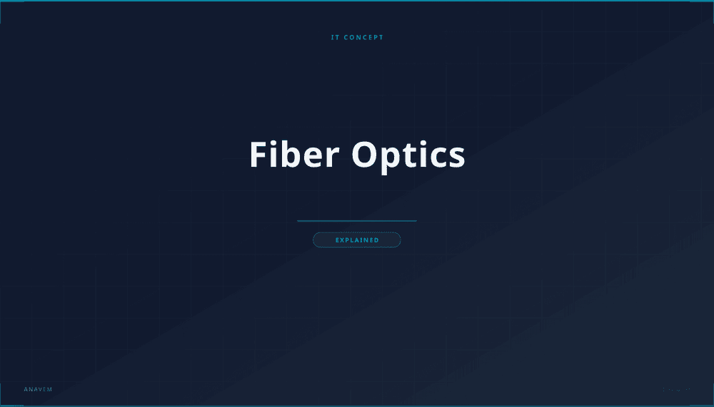 Fiber optic cables with light beams representing high-speed data transmission