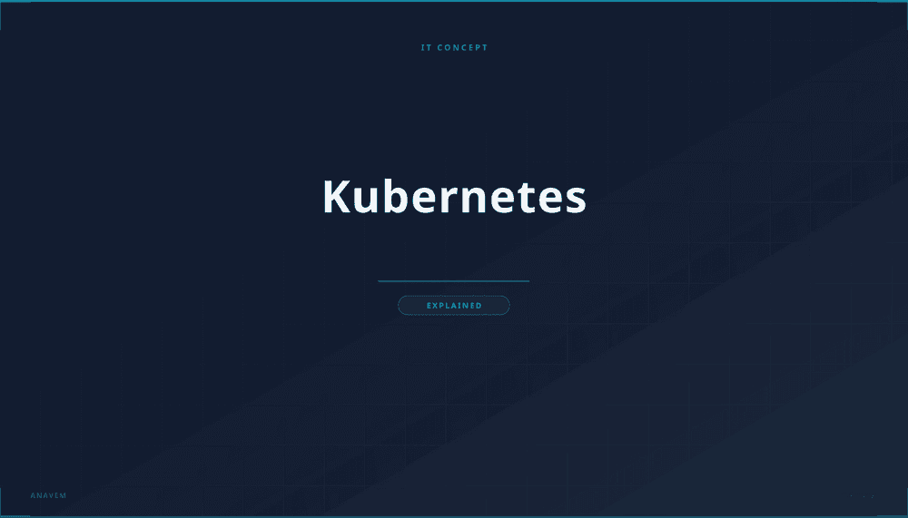 Abstract visualization of Kubernetes container orchestration showing connected containers in a cluster
