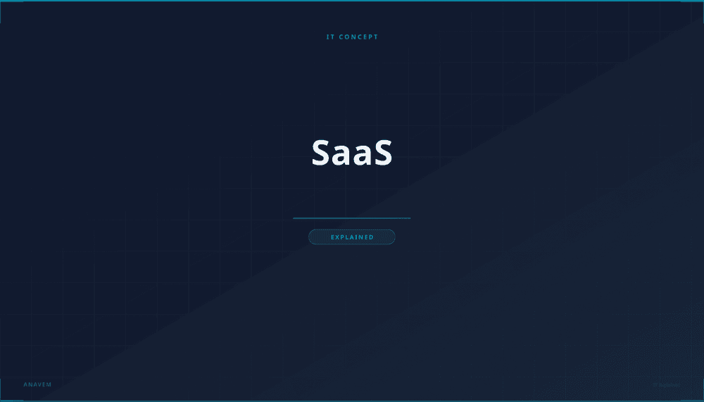 Cloud computing visualization representing SaaS applications and services