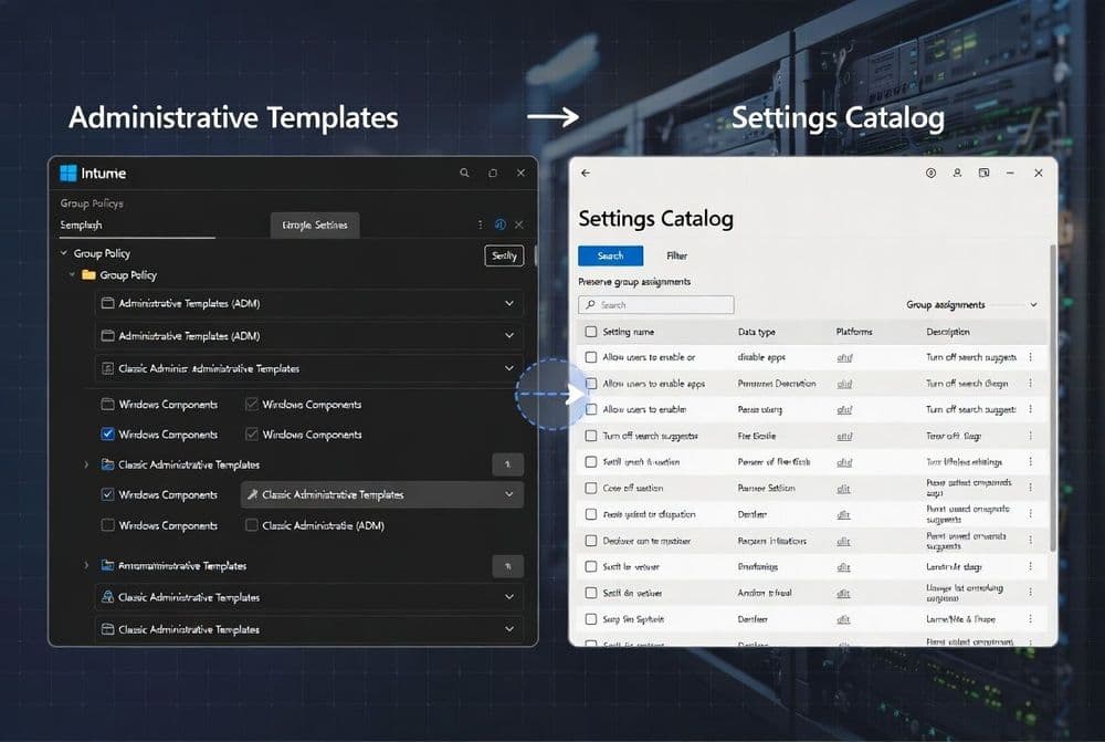 How to Migrate Intune Administrative Templates to Settings Catalog