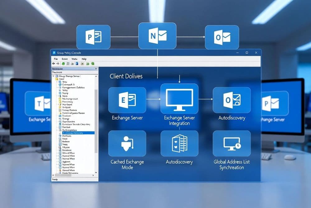Comment configurer Microsoft Outlook avec Exchange Server à l'aide de la stratégie de groupe