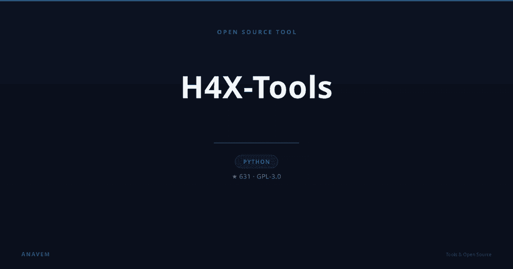 H4X-Tools terminal interface showing OSINT toolkit menu