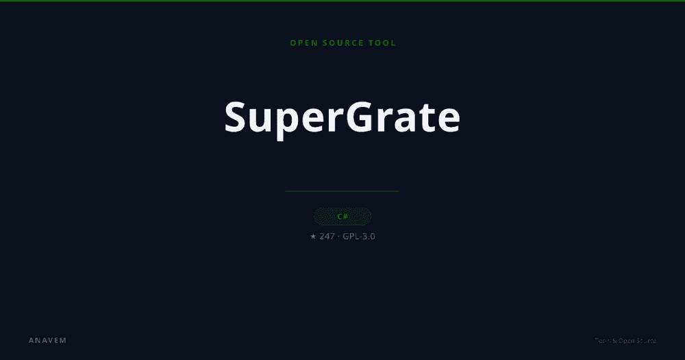 SuperGrate Windows profile migration tool interface