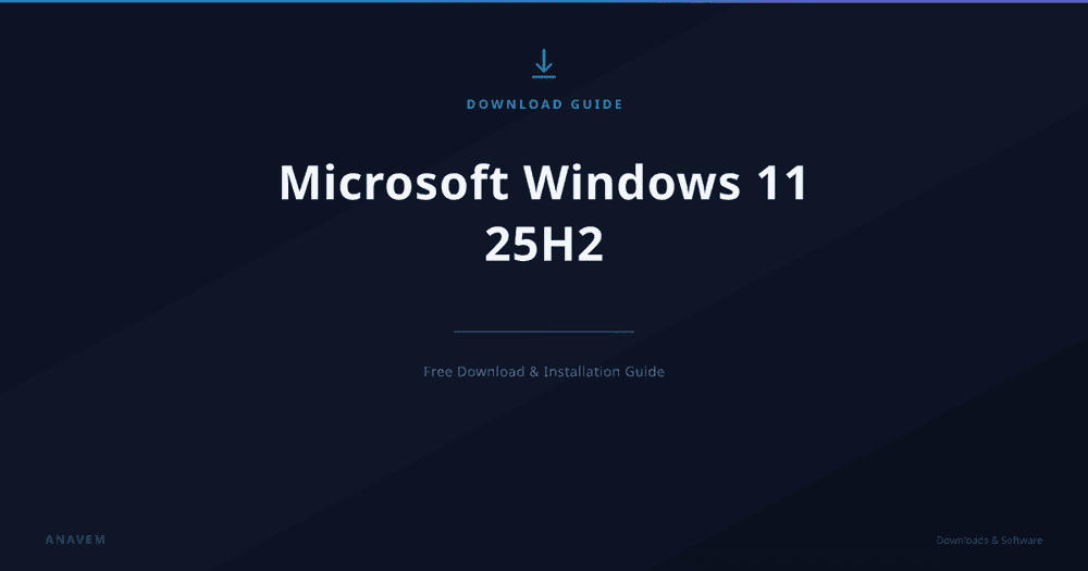 Windows 11 25H2 download guide showing new interface features