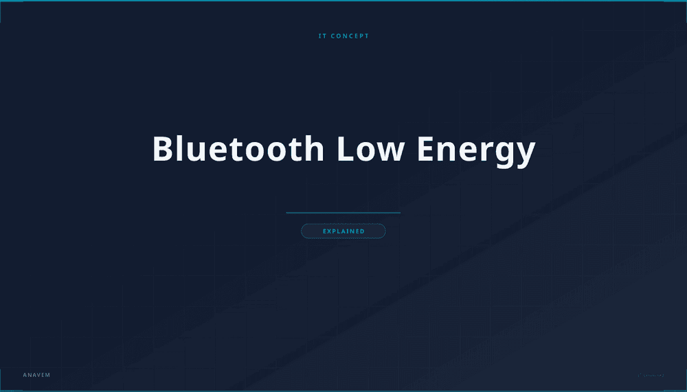 Bluetooth Low Energy wireless connectivity visualization between IoT devices