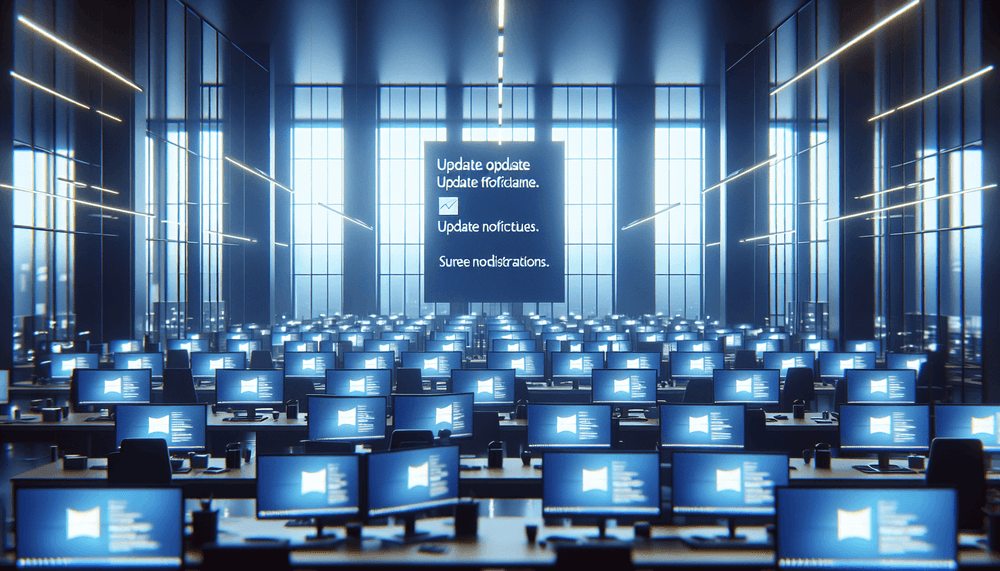 Enterprise Windows computers receiving automatic security updates without reboots