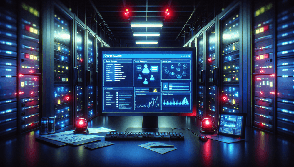 WordPress admin dashboard displaying user management interface in dark cybersecurity setting