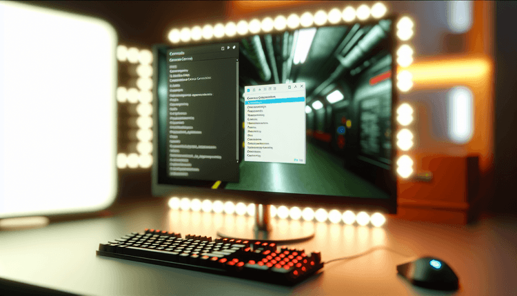 Windows 11 File Explorer context menu displayed on professional monitor setup