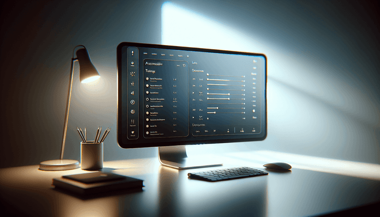Modern file manager interface with customizable toolbar elements on computer screen