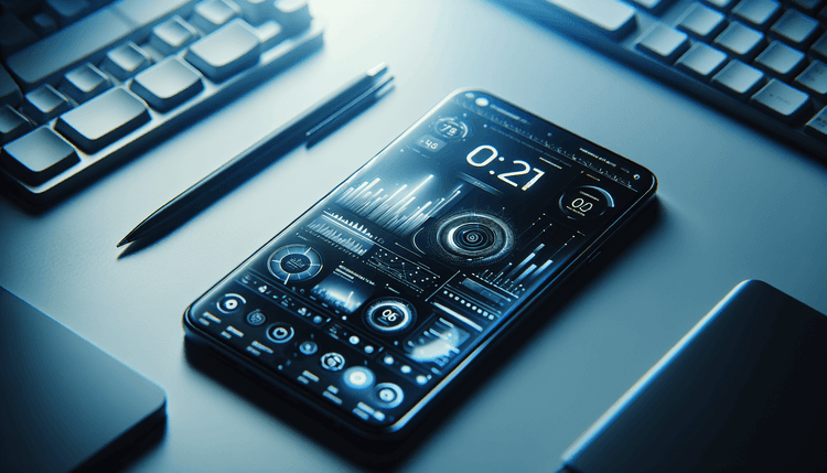 Google Pixel smartphone showing Android 17 beta interface on screen