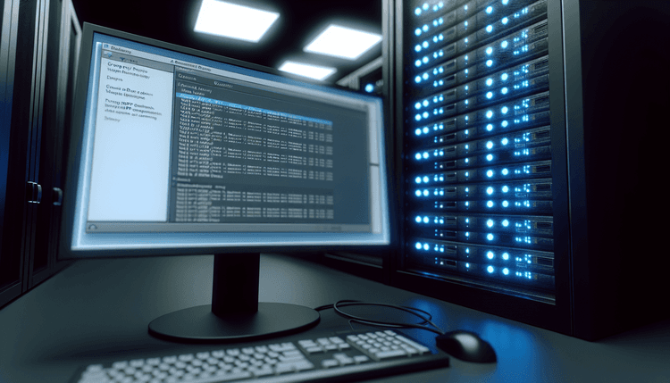 Windows Server administrator configuring RDP session timeouts in modern data center