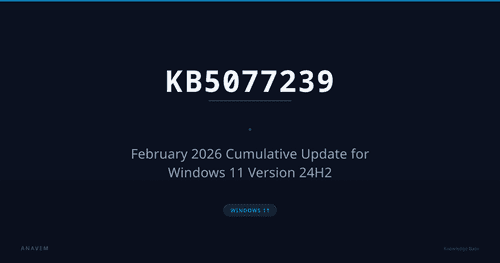 KB5077239 — February 2026 Cumulative Update for Windows 11 Version 24H2