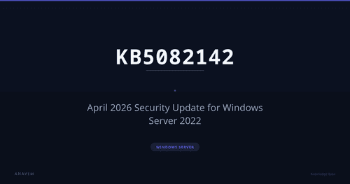 KB5082142 — April 2026 Security Update for Windows Server 2022