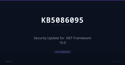 KB5086095 — Security Update for .NET Framework 10.0