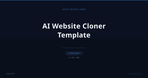 AI Website Cloner Template