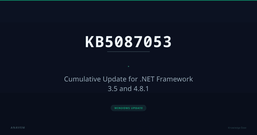 Windows desktop displaying .NET Framework update notification on computer screen